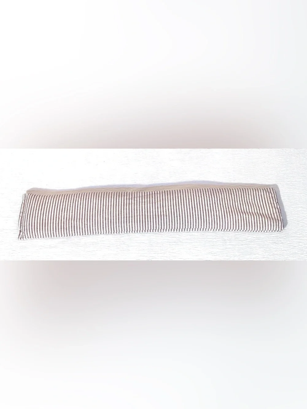 Ticking Stripe Lavender & White Microwaveable Lavender Aroma & Rice Neck Wrap